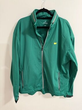 Masters Tech Green Jacket with White Logo